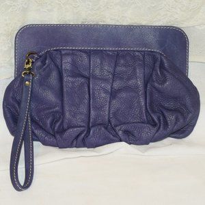 Morelle Purple Hand Clutch Hand Made Wonderful